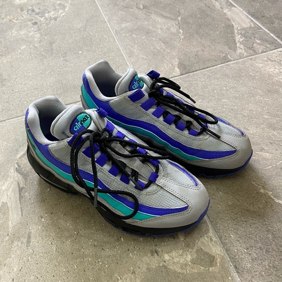 Nike Air Max 95 Wolf Grey Grape Men’s Size 5 - Picture 9 of 9